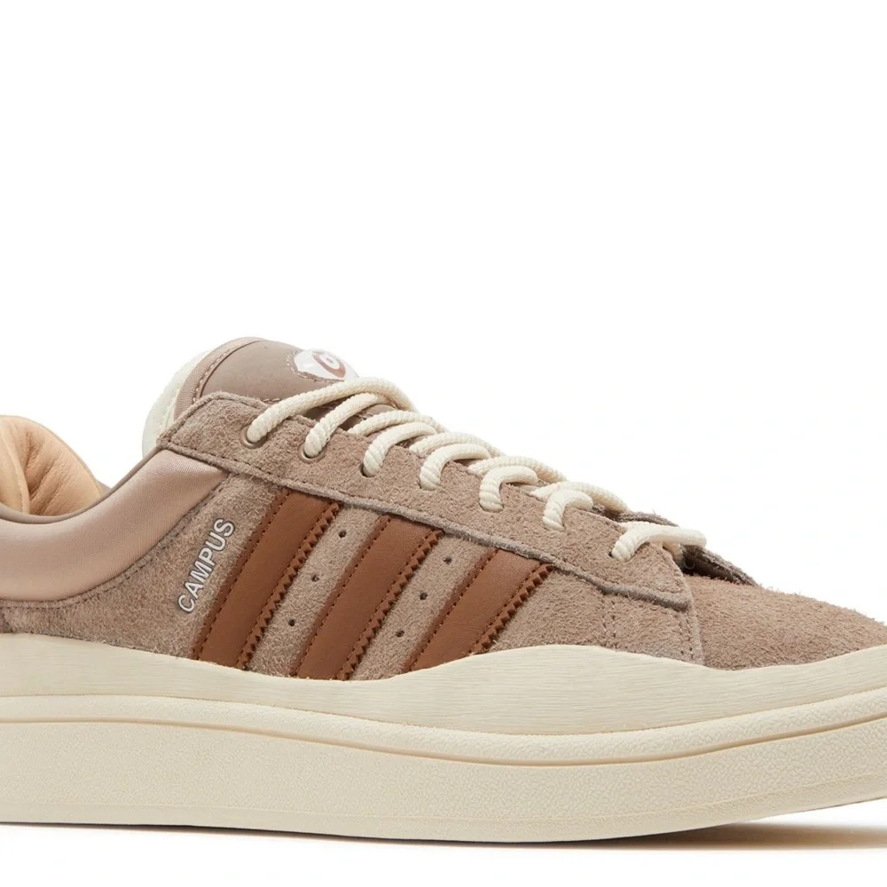 Adidas Bad Bunny Campus. Size 9. NEW. Sand Beige/Brown/Cream White. - Picture 2 of 7